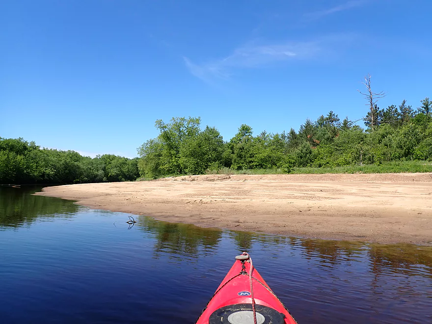 The Eau Claire River is losing sand, and it's a good thing